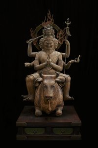 Wisdom King of Awe-inspiring Power (Daiitoku Myōō) by Japanese School