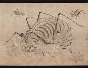 Yorimitsu killing Tsuchigumo (detail)