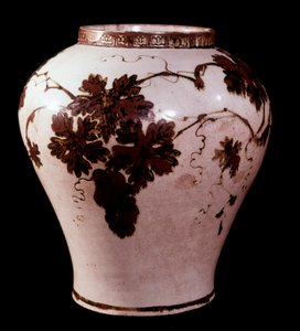 Porcelain Jar from Yi Period by School Korean