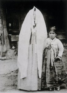 Korean Woman and Young Girl