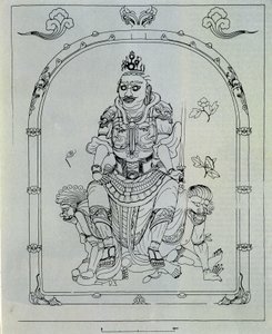 Reconstruction of Dhrtarastra. Guard of the East King (after Kang Woo Bang)