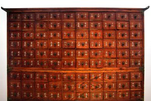 Wooden Medical Furniture, Joseon Period, Korea, Kim Chong-hak Collection. Photography, Seoul National Museum, Republic of Korea, 2006. by School Korean