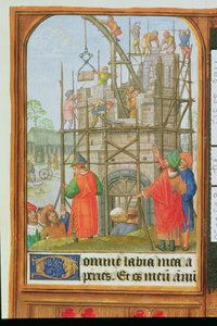 The building of the Tower of Babel (Bruges or Ghent, c.1500)
