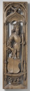 Panel from an organ case, c. 1510-20