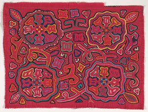 Shirt panel (mola), Kuna People, San Blas Islands, c.1950s