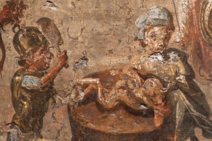 The Judgment of Solomon, Pompeii by School Roman
