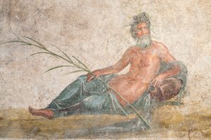 The Sarno River, Pompeii, House of the Vestal Virgins by School Roman