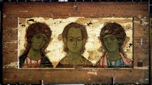 Christ Emmanuel with the Archangels Michael and Gabriel