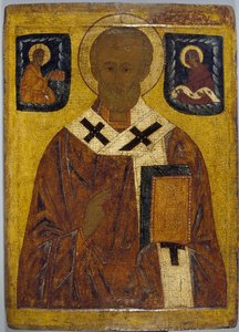 Icon of St Nicholas by School Russian