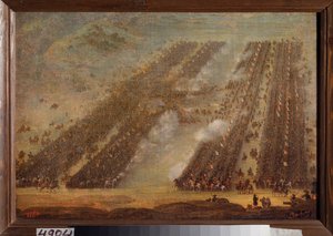 The Battle of Poltava on July 8, 1709 by School Russian