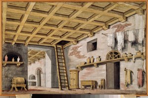 The Kitchen (Stage Design for a Play) by School Russian
