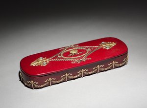 Lacquer Box, firm of Peter Carl Fabergé, box by Factory N. Lukutin by School Russian