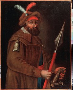 Portrait of Cossack Leader Yermak Timofeyevich