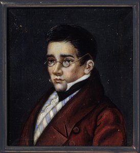Portrait of the Playwright Alexander S. Griboyedov by School Russian