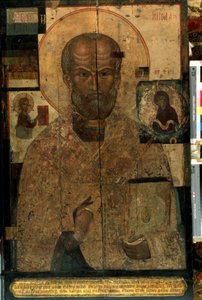 Representation of Saint Nicholas of Myra or Bari (270-345) by School Russian