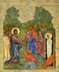 The Raising of Lazarus, Novgorod School