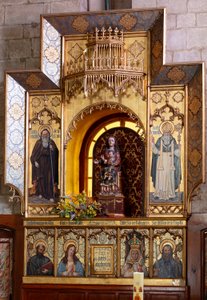 Hermitage (Ermita de Nuestra Señora de La Plaza). Interior. Altar by School Spanish