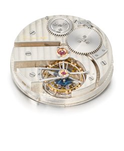 Openface Keyless One Minute Tourbillon Watch, Breguet No. 986 by Swiss School