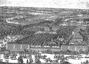 German Quarter Nemetskaya Sloboda in Moscow, 1705