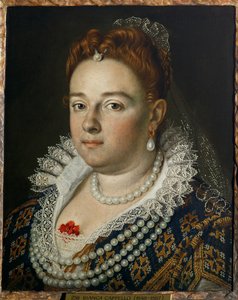 Bianca Cappello, Grand Duchess of Tuscany by Scipione (1550-98) Pulzone