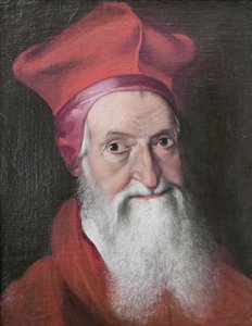 Portrait of Cardinal Domenico Morone by Scipione (1550 98) Pulzone