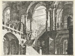 Building with Arches and Columns by Scipione Daretti