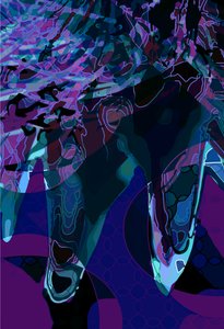 Artichoke_abst_vert3b by Scott J. Davis