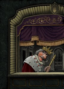 Exit the King by Scott McKowen