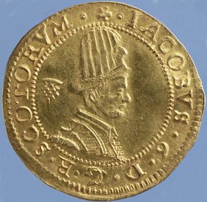4-Pounds Scots (Hat-Piece) of James VI, Edinburgh Mint (Obverse)