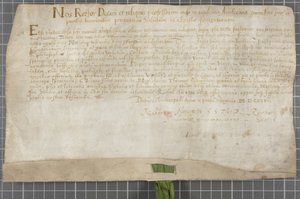 Diploma Issued by the University to Thomas James by Scottish School