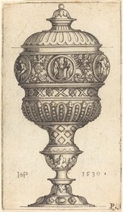 Double Goblet with Round Medallions