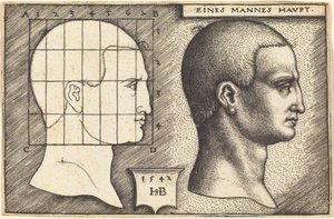 Head of a Man by Sebald Beham