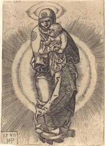 Madonna on the Half Moon by Sebald Beham