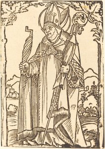 Saint Erasmus as Bishop by Sebald Beham