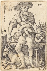 Saturn by Sebald Beham
