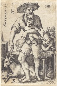 Saturn by Sebald Beham
