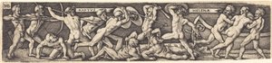 The Rape of Helena by Sebald Beham
