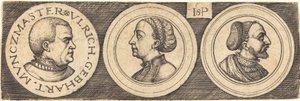 Three Medals with Portraits by Sebald Beham