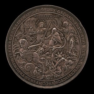 Triumph of King Gustavus Adolphus [reverse], 1634 by Sebastian Dadler
