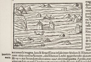 Cosmographia (detail) by Sebastian Munster