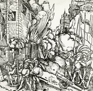 Siege of Carthage, from Universalis Cosmographia by Sebastian Munster