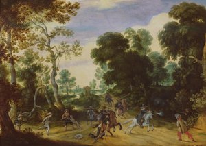 Battle Scene by Sebastian Vrancx