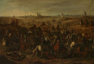 The Skirmish Between Cuirassiers by Sebastian Vrancx