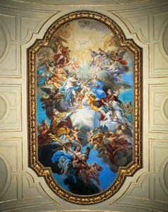 Coronation of St Cecilia by Sebastiano Conca
