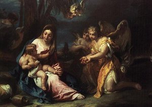The Rest on the Flight into Egypt by Sebastiano Ricci