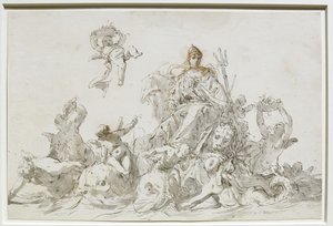 Triumph of Venice by Sebastiano Ricci