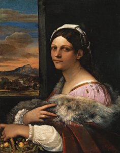 Portrait of a Young Roman Woman by Sebastiano del Piombo