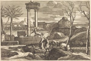 The Flight into Egypt by Sébastien Bourdon