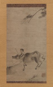Oxherding, first half of the 15th century by Sekkyakushi