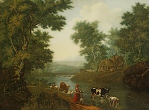 Landscape in the Surroundings of Saint Petersburg by Semyon Fyodorovich Shchedrin